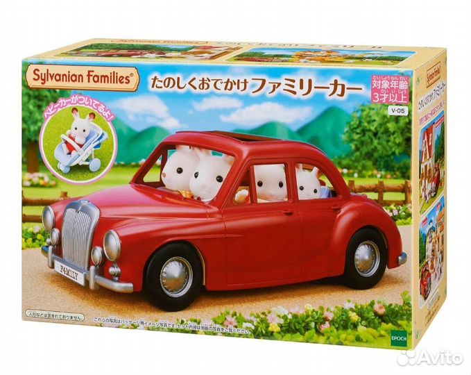 Набор Sylvanian Families Семейный авто Красный 544