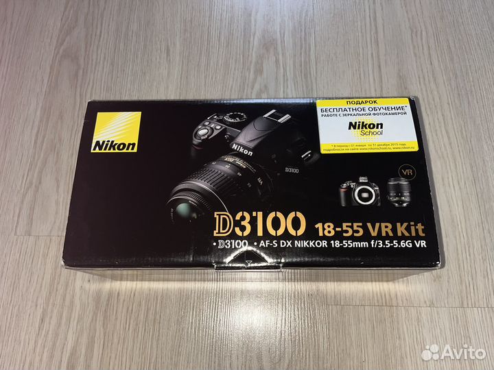 Зеркальный фотоаппарат nikon d3100