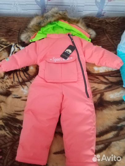 Детский зимний комбинезон на девочку