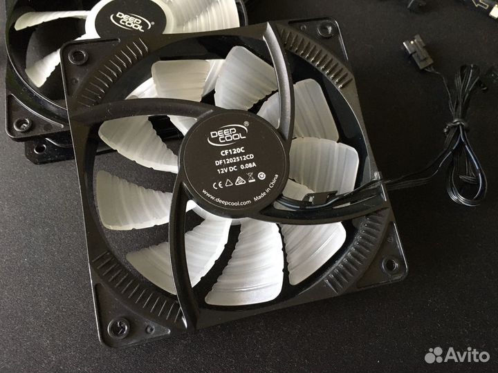 Вентиляторы argb DeepCool и 2 ленты Argb