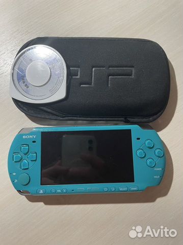 Sony PSP UMD голубая (бирюзовая)