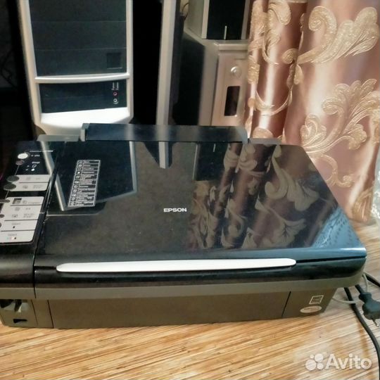 Компьютер в сборе с монитором, колонки, мфу