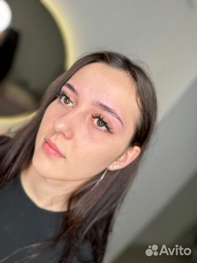 Долговременная укладка бровей ламинирование ресниц