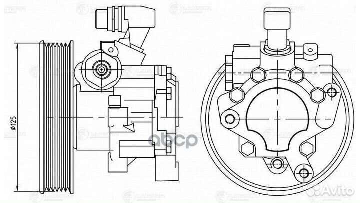 Насос гур LPS 1508 luzar