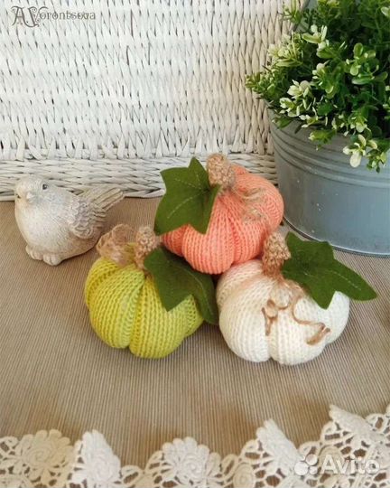 Тыквы (подвес из 3 шт.)