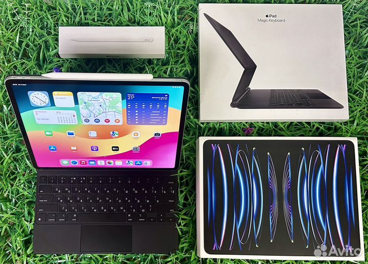 Новый iPad Pro 12.9 m2 2022 128gb LTE Чек АКБ-100