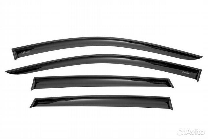 Дефлекторы окон Honda CR-V 2007-2011 накладные