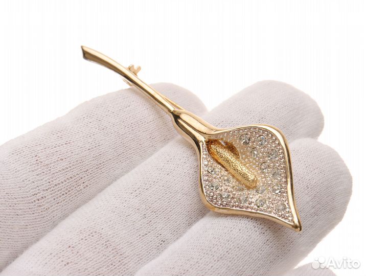 Брошь с Цветком США Винтаж