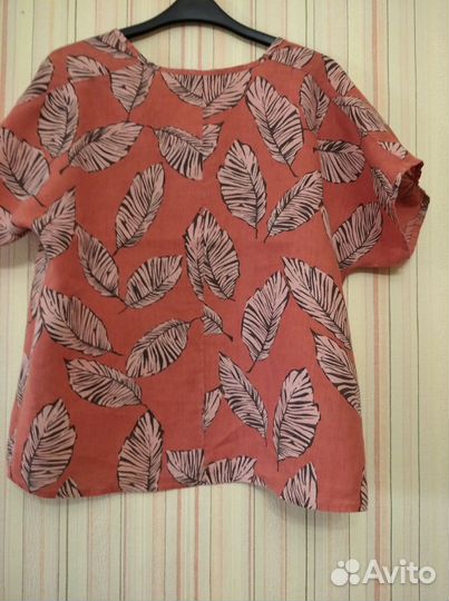 Кофточки лён и платья