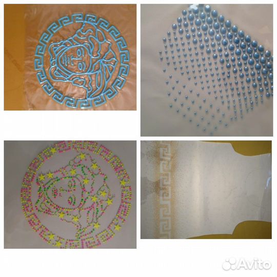 Термоаппликации стразы Versace