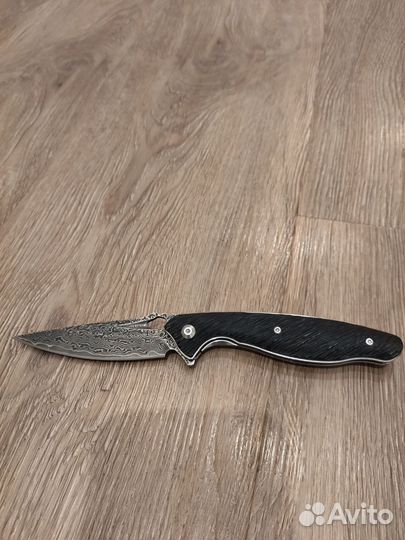 Нож складной, Дамаск