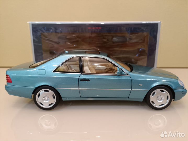 Mercedes CL C140/W140 (92-00г) Голубой 1:18