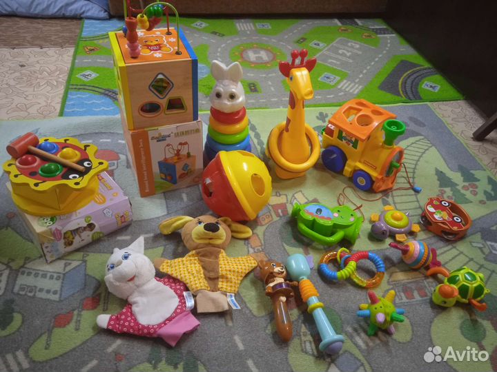 Развивающие игрушки, сортеры, музыкальные