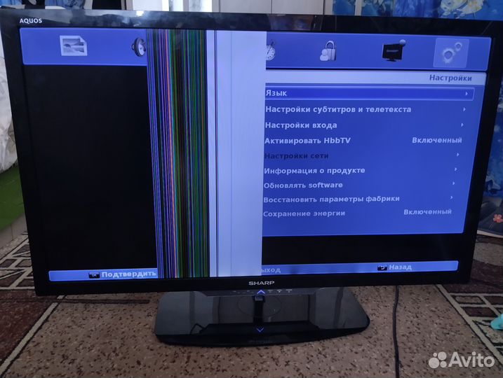 Продам телевизор sharp LC-40LE540RU