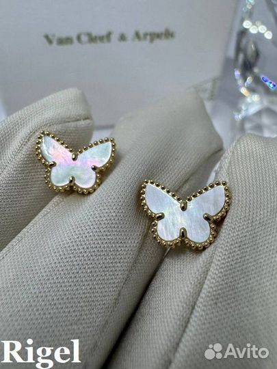 Серьги van cleef