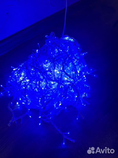 Гирлянда уличная бахрома 25 метров