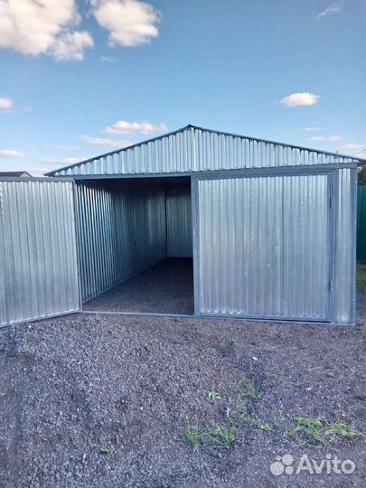 Гараж металлический хозблок пенал