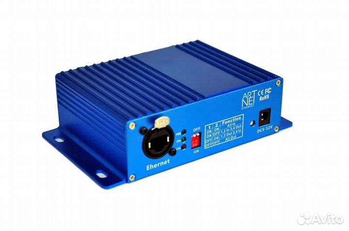 ArtNet-DMX4 контроллер с 4 DMX-выходами