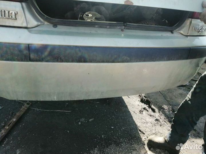 Бампер задний Renault Megane хэтчбек