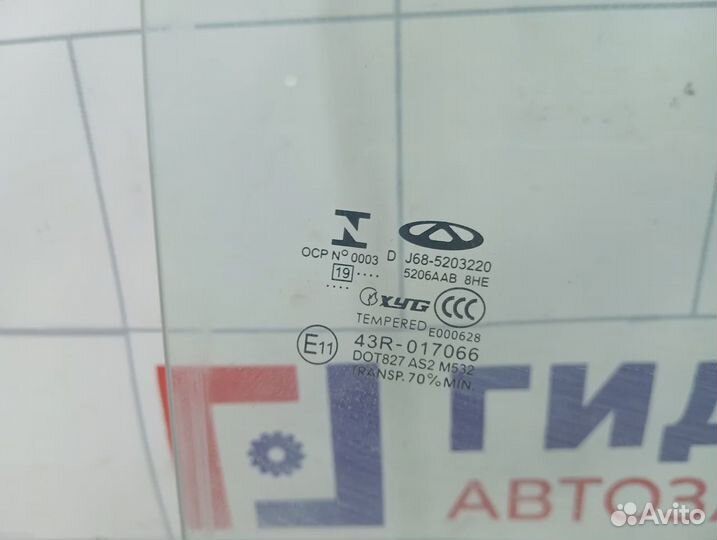 Стекло двери задней правой Chery Tiggo 4 J685203220