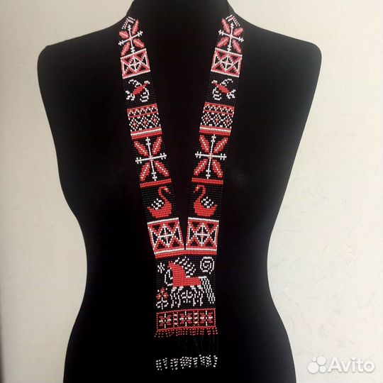 Гердан из бисера