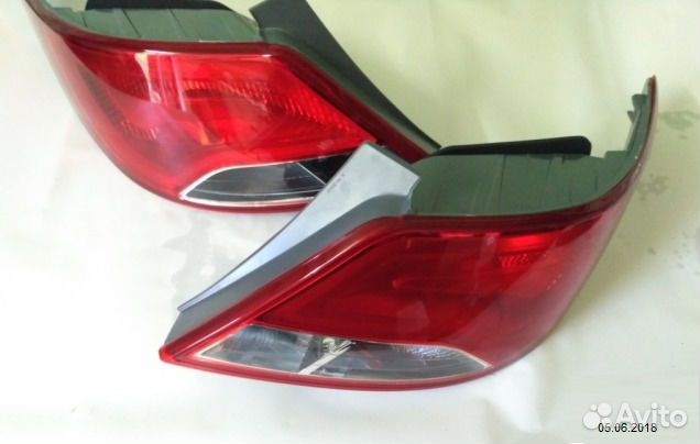 Фонари задние Hyundai Solaris 14- рестайлинг