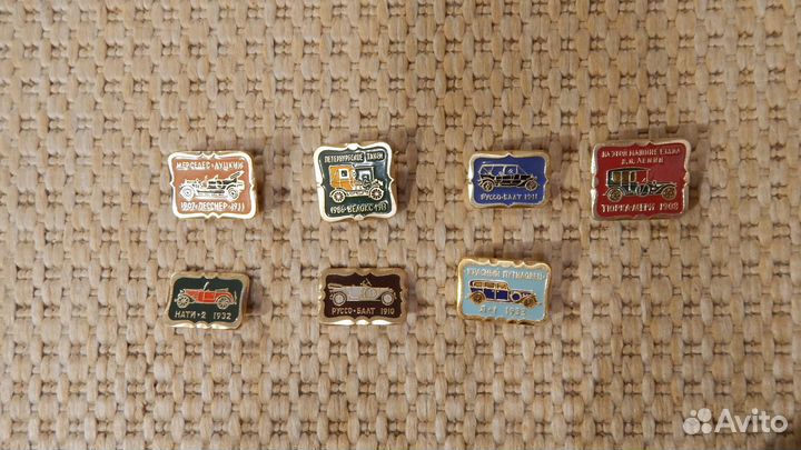 Значки автомобили, мотоциклы СССР