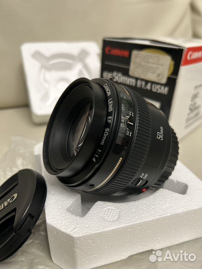 Canon ef 50mm 1.4 как новый