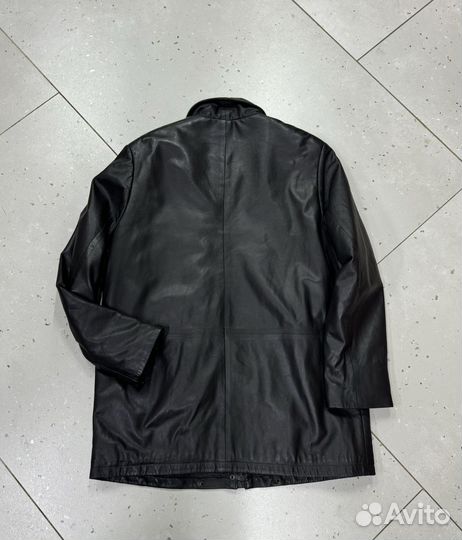 Кожаная куртка женская 52 54