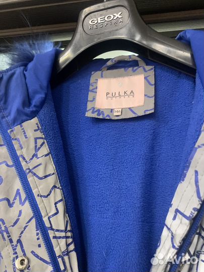 Зимний комбинезон для девочки Pulka, 146