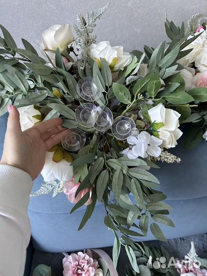 Свадебные украшения на машину