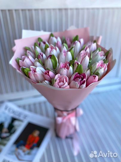 Зефирные цветы тюльпаны