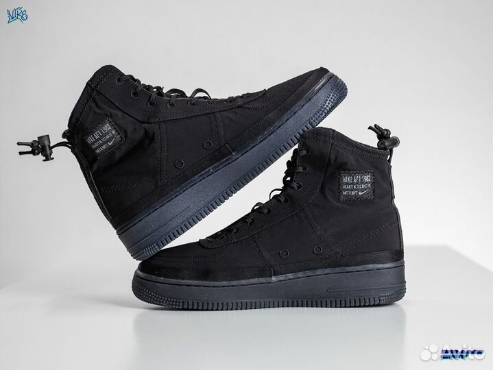 Nike Air Force 1 High Shell 'Black'