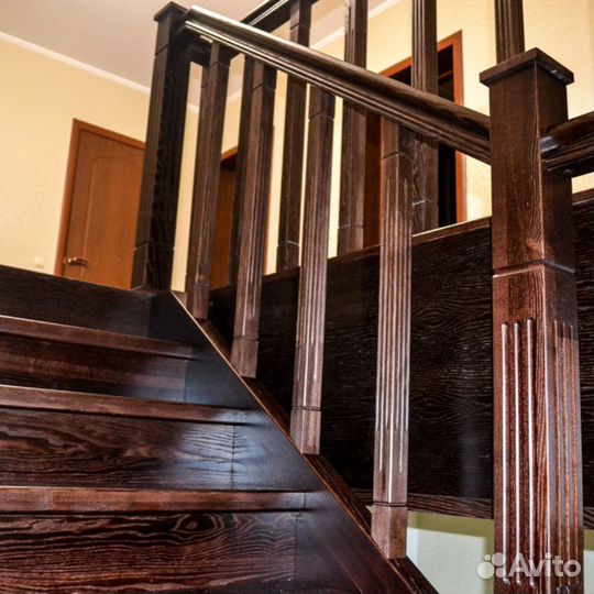 Деревянная лестница / качество премиум