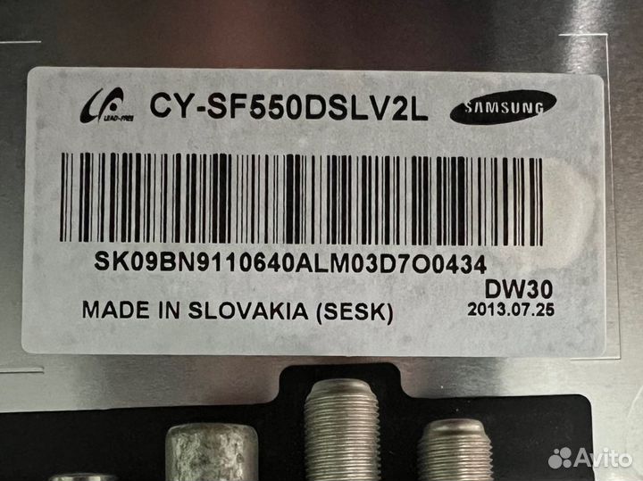 Телевизор samsung UE55F7000AT по запчастям