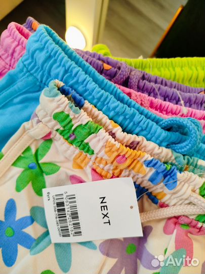 Шорты новые next на девочку 6/7 лет