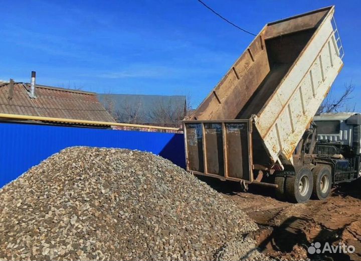 Щебень известковый 40-70