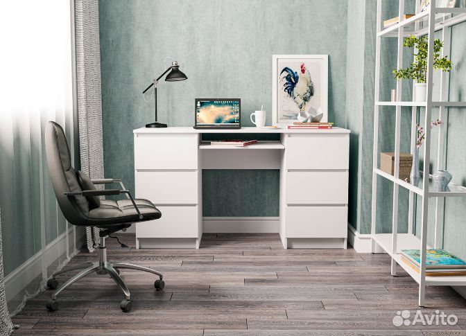 Стол Мори мс-2 белый