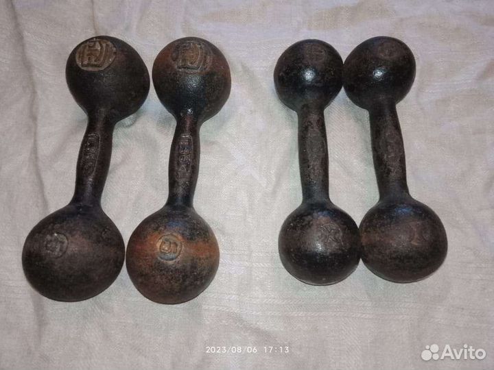 Гантели 5 и 4 кг СССР