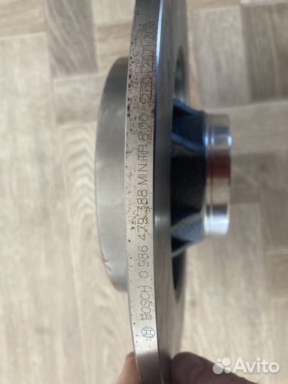 Задние тормозные диски bosch peugeot 308