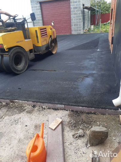 Асфальтирование,укладка тратуарная плитка