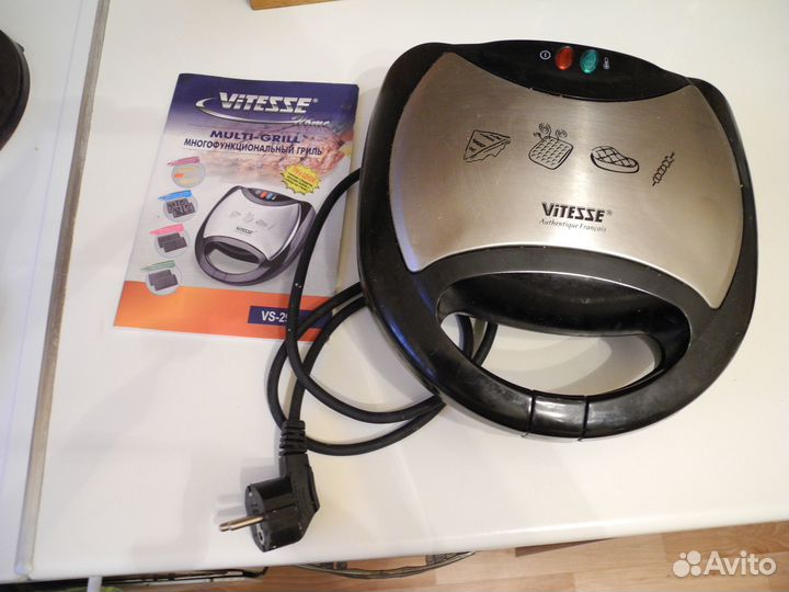 Мультифункциональный гриль-вафельница, сэндвичница