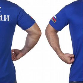 Футболка мчс новая синяя, размеры 46, XL