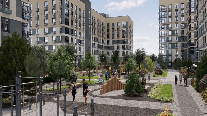 1-к. квартира, 33,1 м², 6/10 эт.