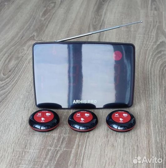 Премиальная кнопка вызова официанта с табло