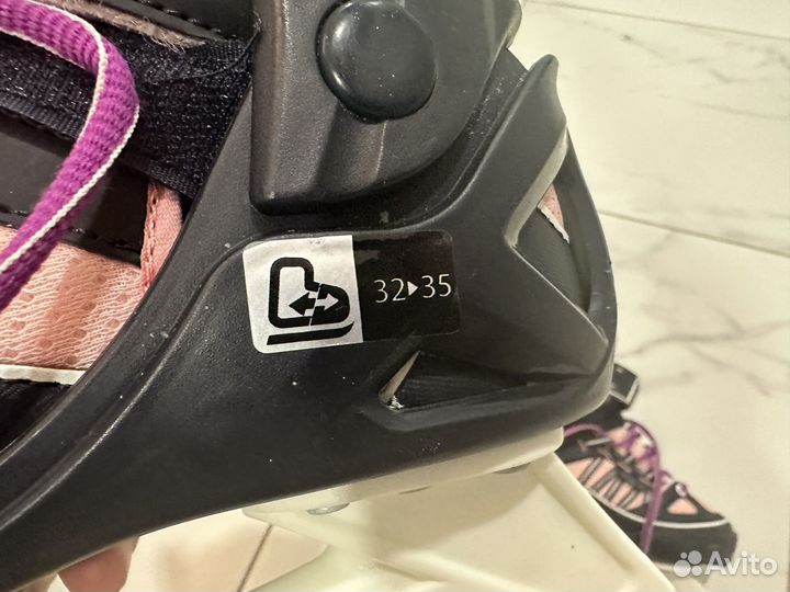 Oxelo фитнес коньки для девочки