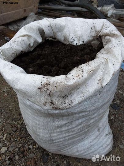 Земля чернозем в мешках