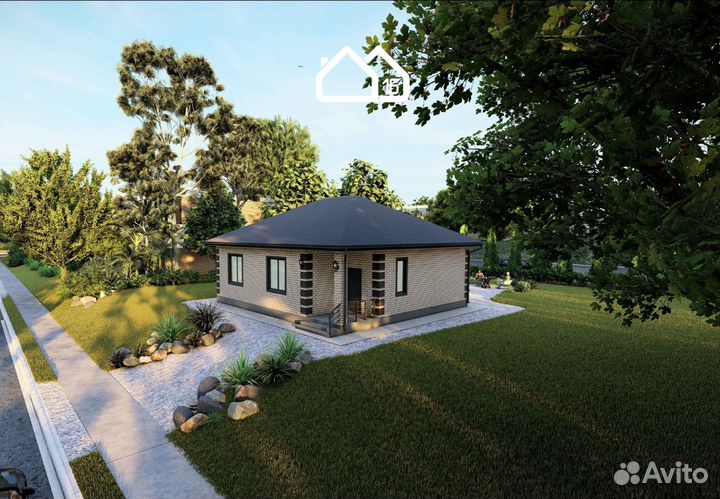 Строительство одноэтажных домов под ключ в Казани