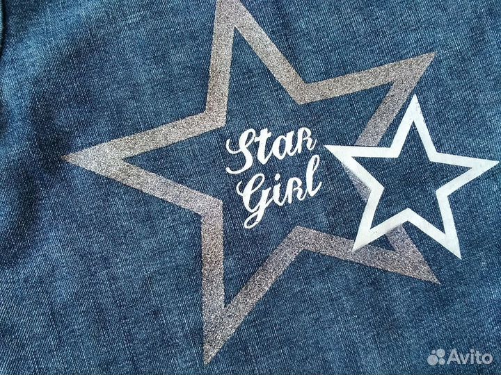 Джинсовое платье для девочки 98