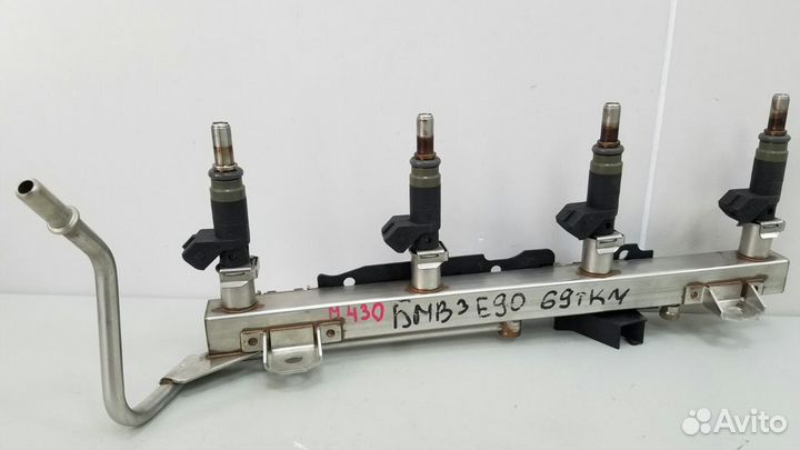 Топливная рампа с форсунками Bmw 3 E90 N46B20 2Л